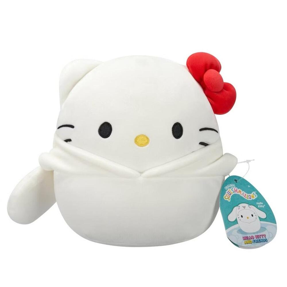 Hello kitty plushie with bow